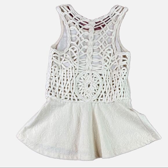 Free People Braided Back Flared Tank Top - Picture 2 of 6